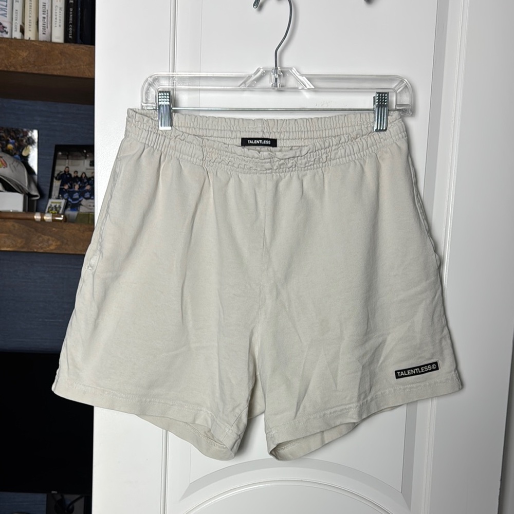 TALENTLESS Men’s Jersey Shorts M Stone